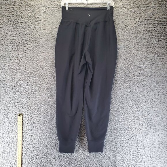 Old Navy Pants Womens Medium Black High-Rise Powersoft Go-Dry Activewear Jogger - Picture 8 of 9